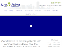 Tablet Screenshot of kandjdental.com